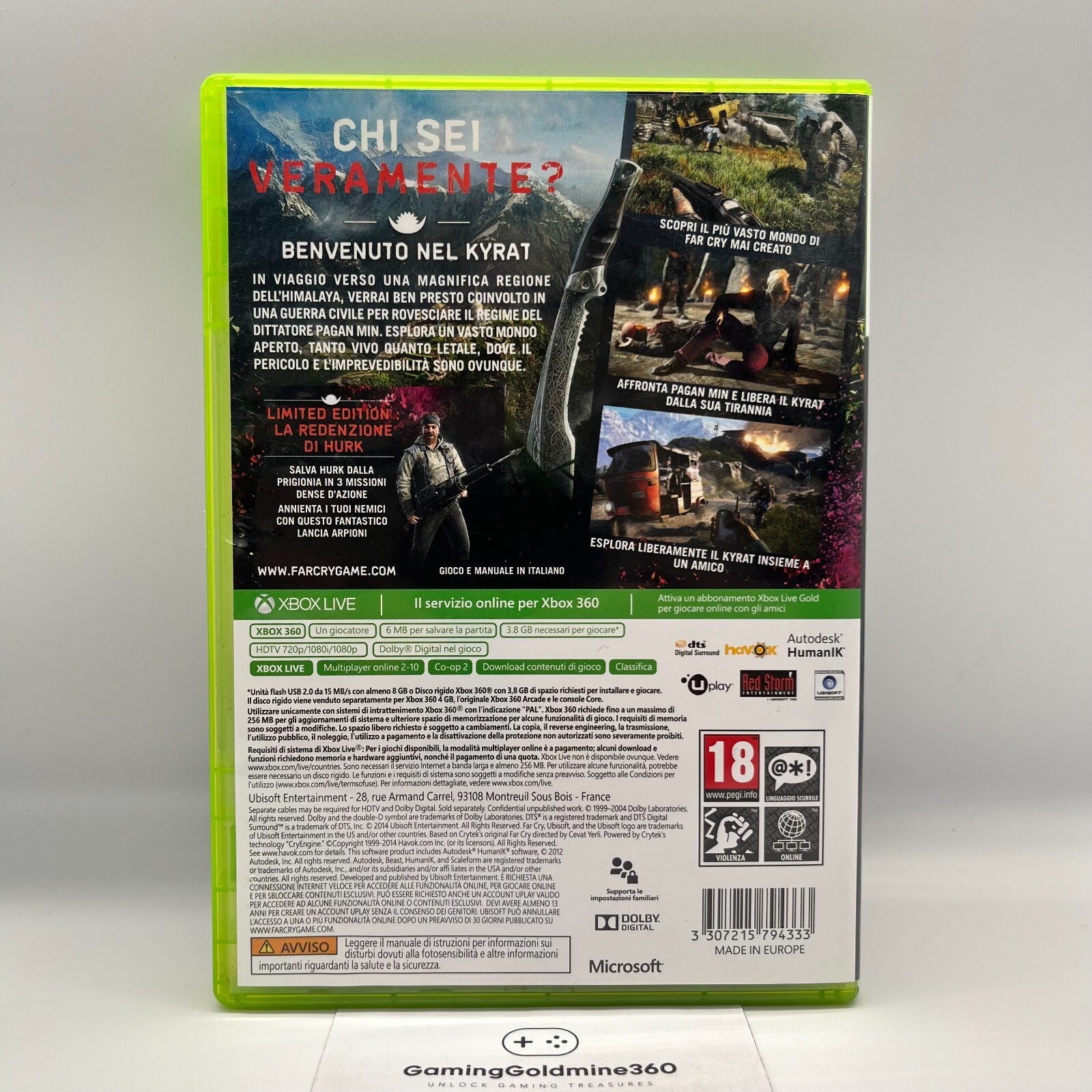 FarCry 3 + Far Cry 4 Xbox 360 Italiano Completi con Manuale Ubisoft Microsoft