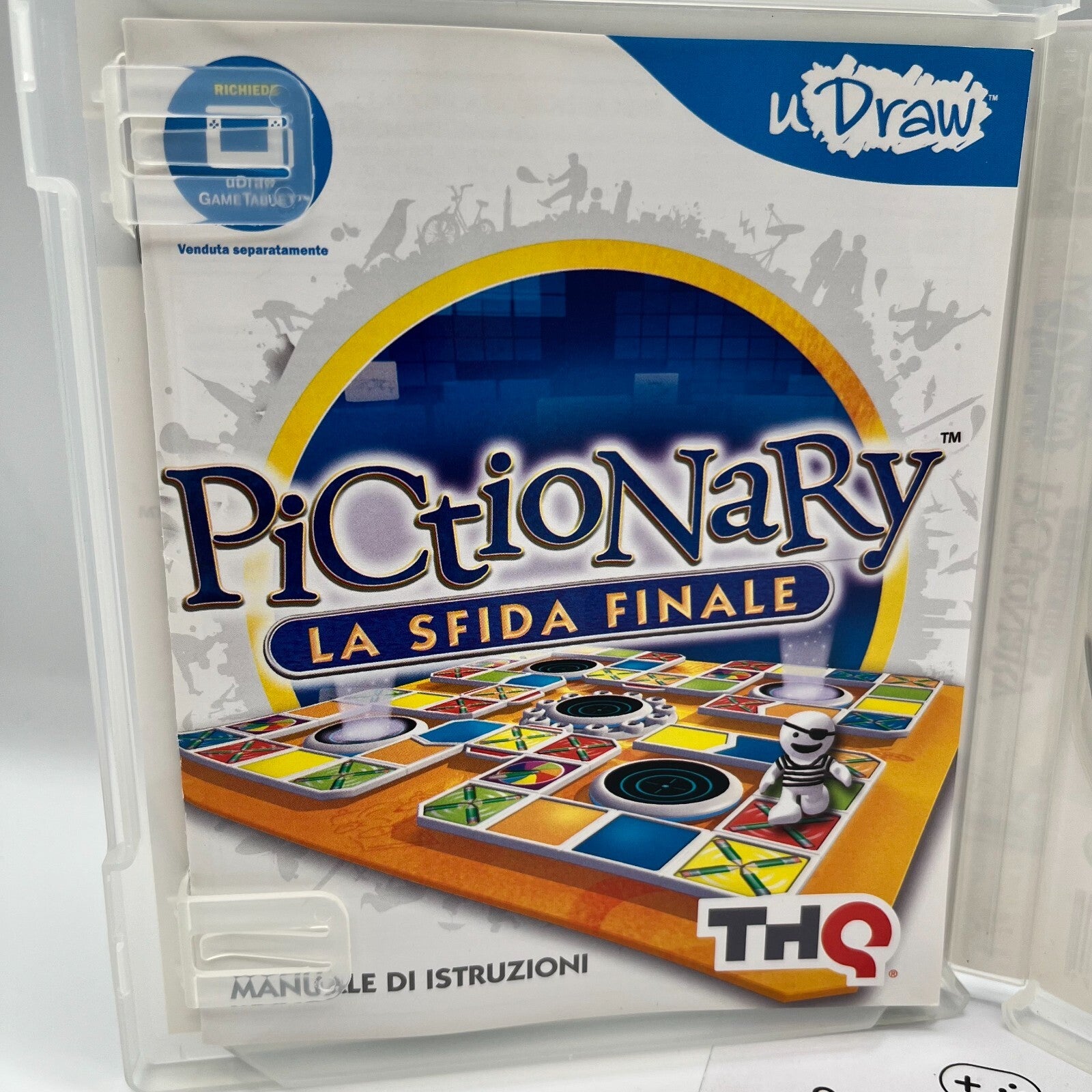 U-DRAW Pad (senza usb) + Pictionary PS3 Italiano Completo PAL Sony PlayStation 3