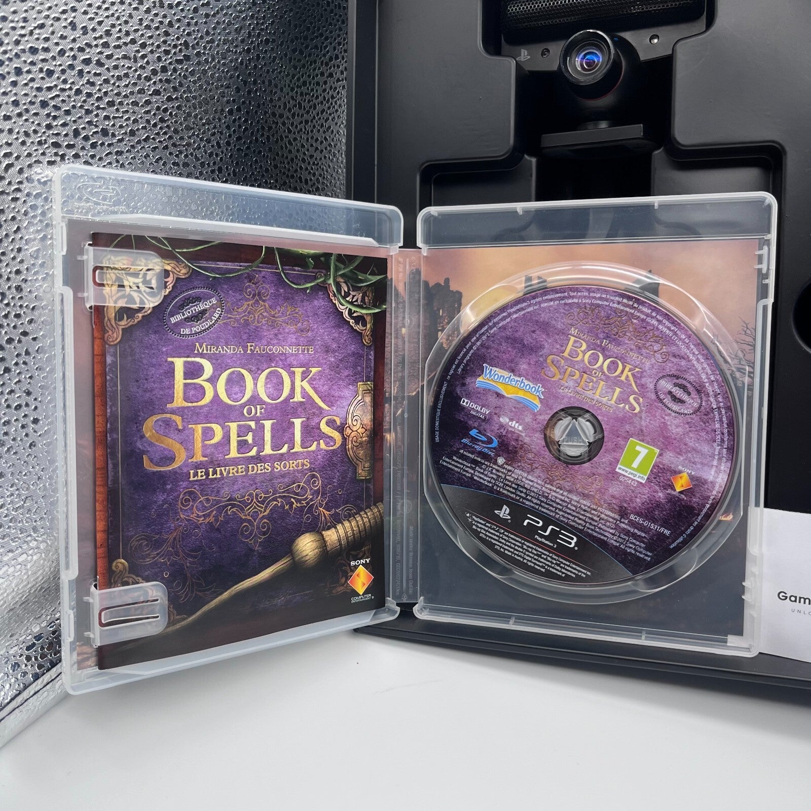 Wonderbook BOOK OF SPELLS PS3 Completo PAL Gioco+Libro+Camera+PS Move Sony OTTIM