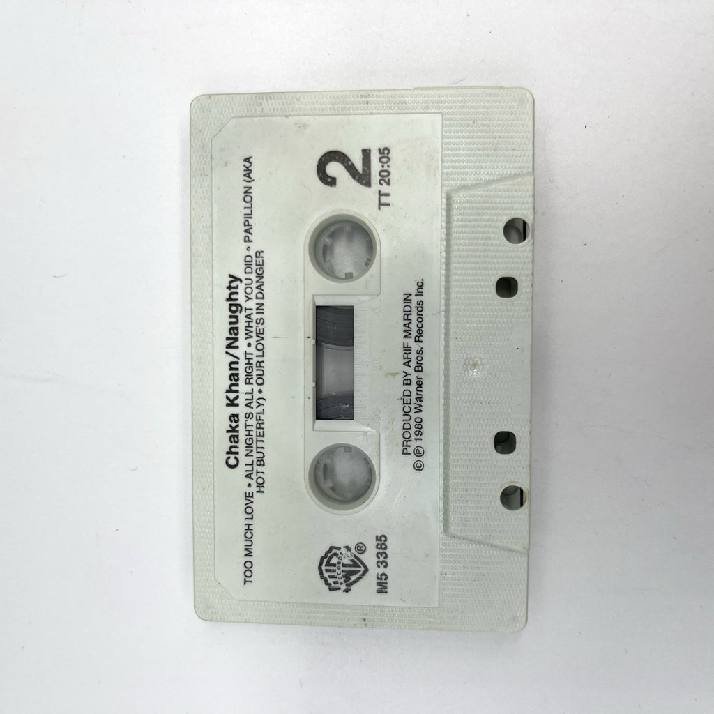 Chaka Khan Naughty Musicassetta MC Cassette Warner 1980 Funk Soul R&B Testata