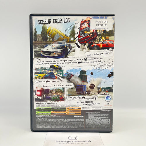 Burnout 3 Takedown Xbox Completo con Manuale PAL Multilingua EAGames Microsoft