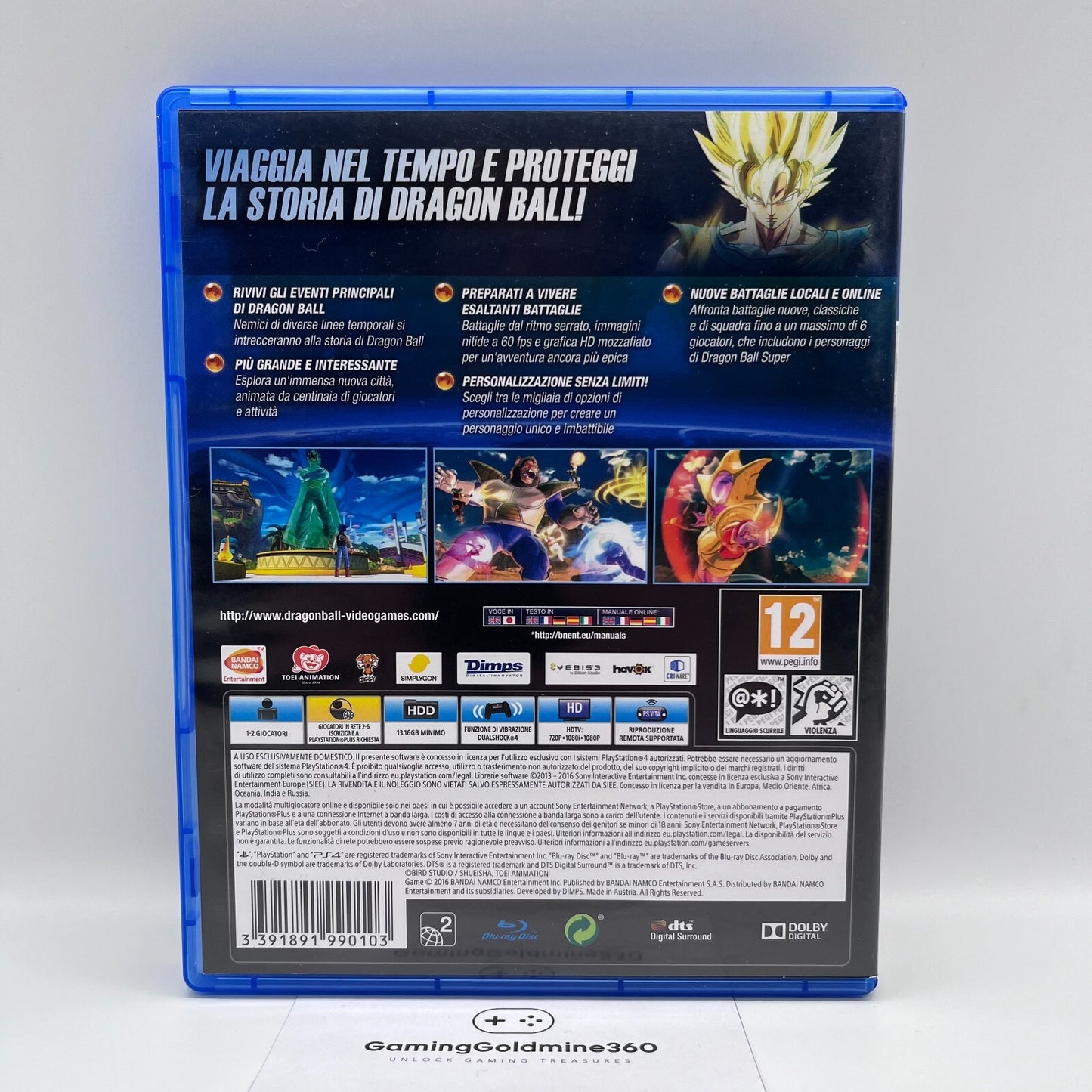 DragonBall XenoVerse 2 PS4 Italiano Completo con Poster Sony PlayStation 4