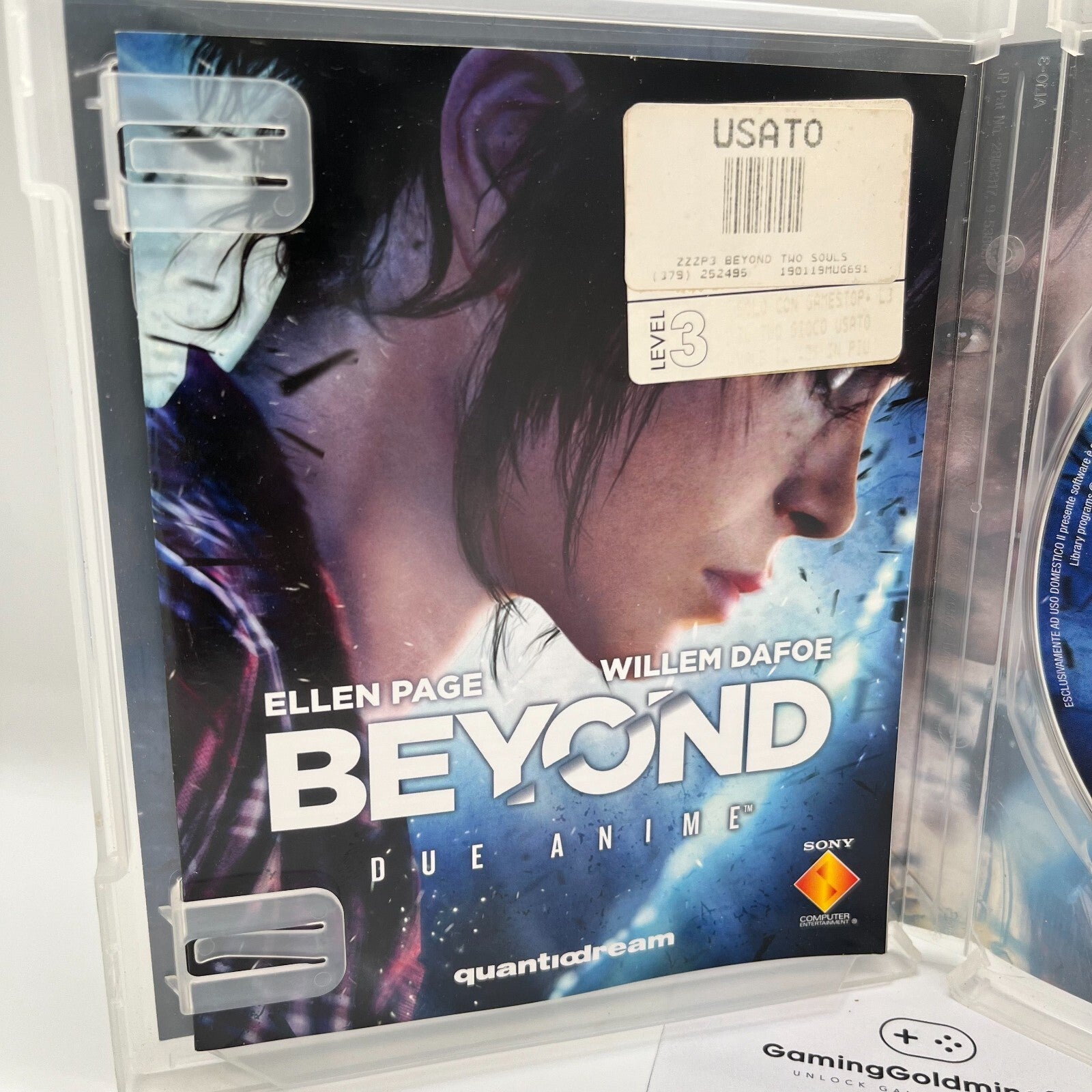BEYOND Due Anime PS3 Italiano Completo PAL QuanticDreams Sony PlayStation 3