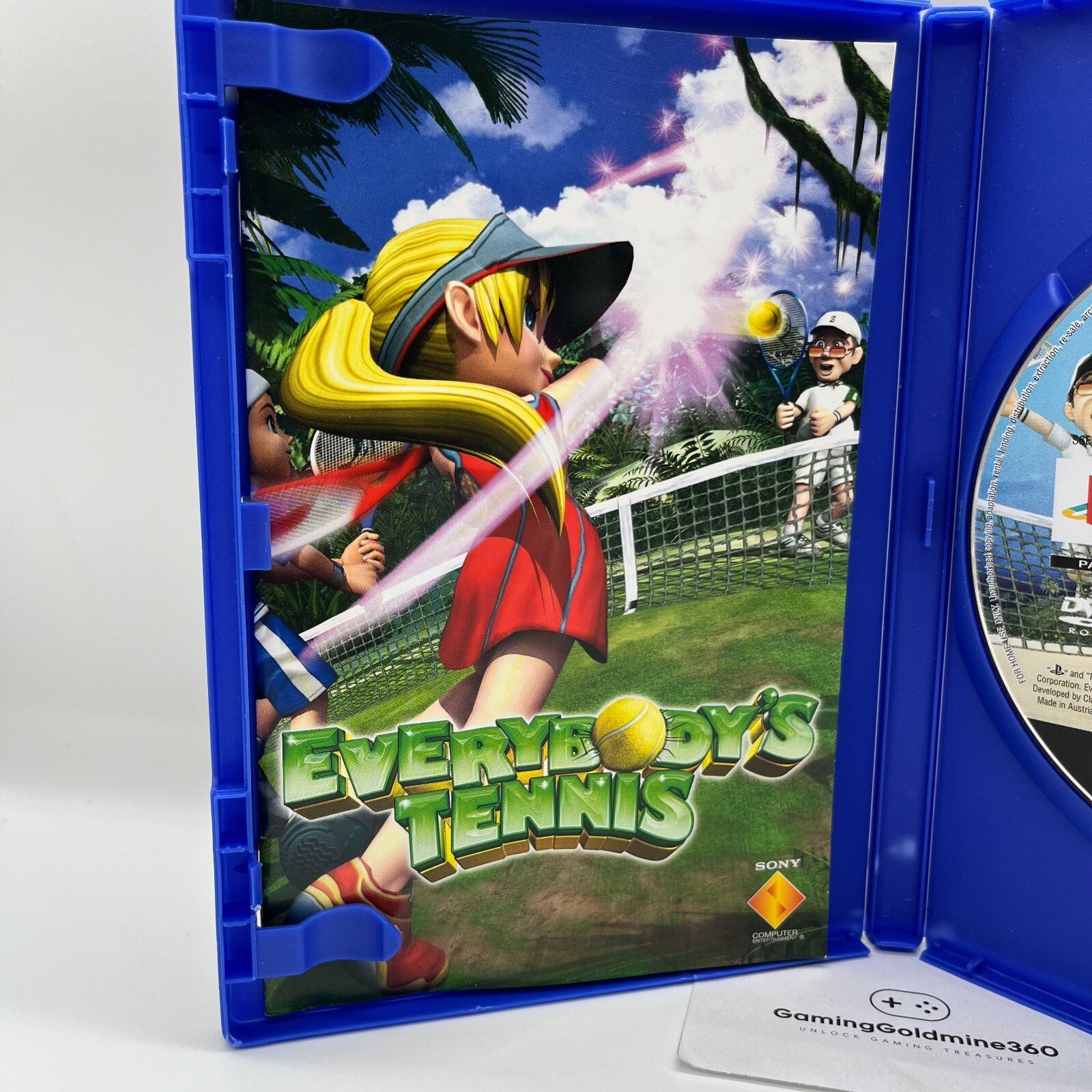 EVERYBODY'S TENNIS PS2 Italiano Completo PAL Sony Playstation 2 OTTIME CONDIZION