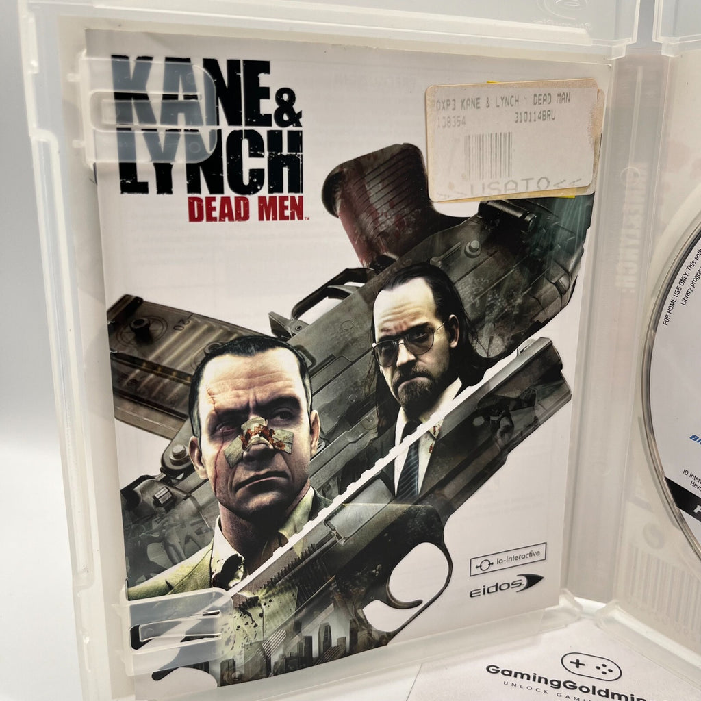Kane & e Lynch Dead Men PS3 Italiano Completo con Manuale Sony PlayStation 3 TOP