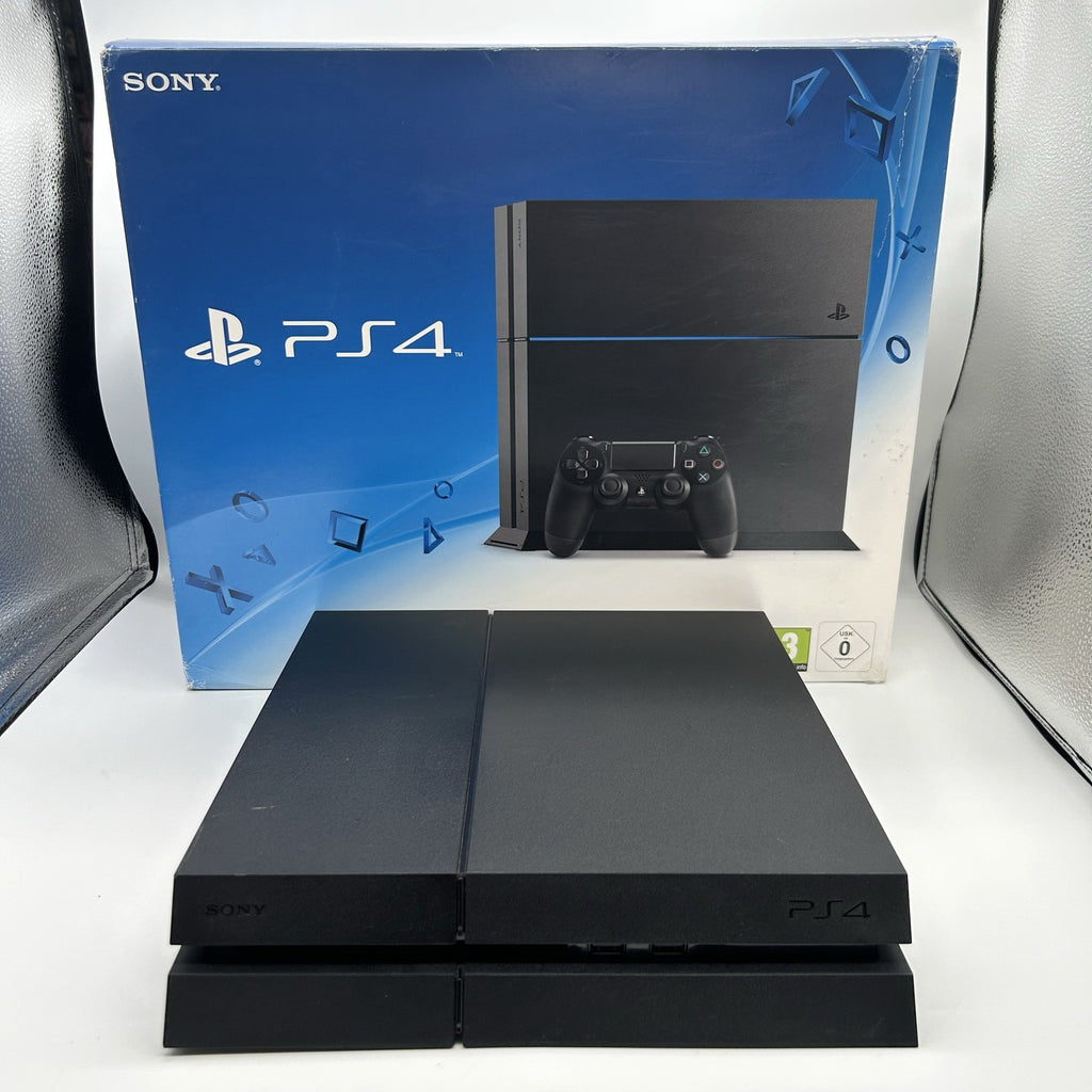 PlayStation 4 500GB Jet Black – Boxata, corredo completo