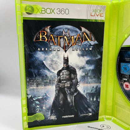 BATMAN Arkham Asylum + Arkham City Xbox 360 PAL Rocksteady WB Eidos Microsoft