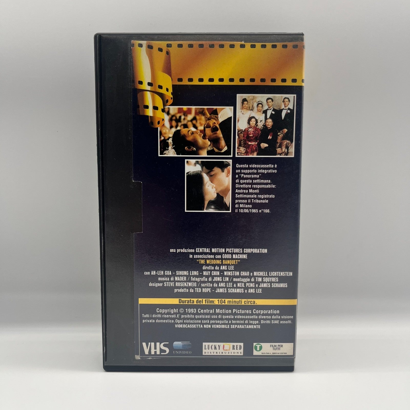 VHS Il Banchetto di Nozze 🎥 Ang Lee 1993 Ita Drammatico Lucky Red Panorama