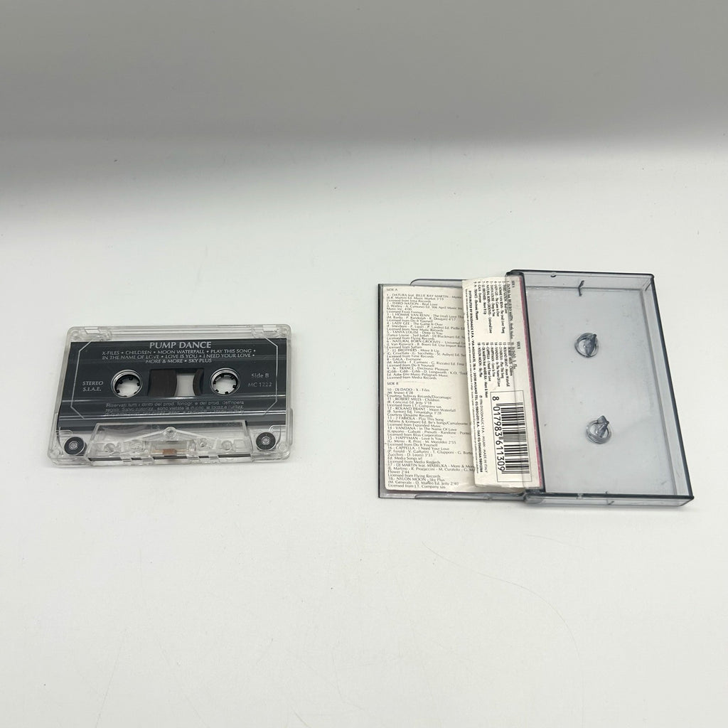Pump Dance Musicassetta MC Compilation Dance Anni 90 Versioni Originali Testata