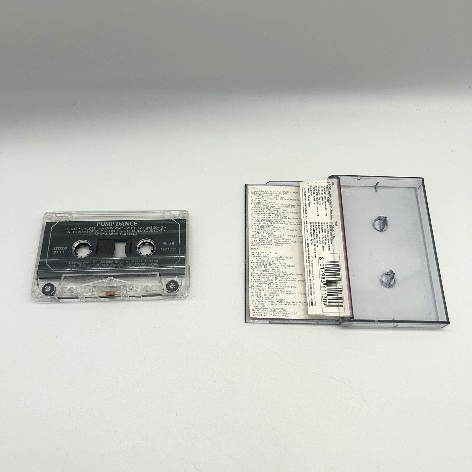 Pump Dance Musicassetta MC Compilation Dance Anni 90 Versioni Originali Testata