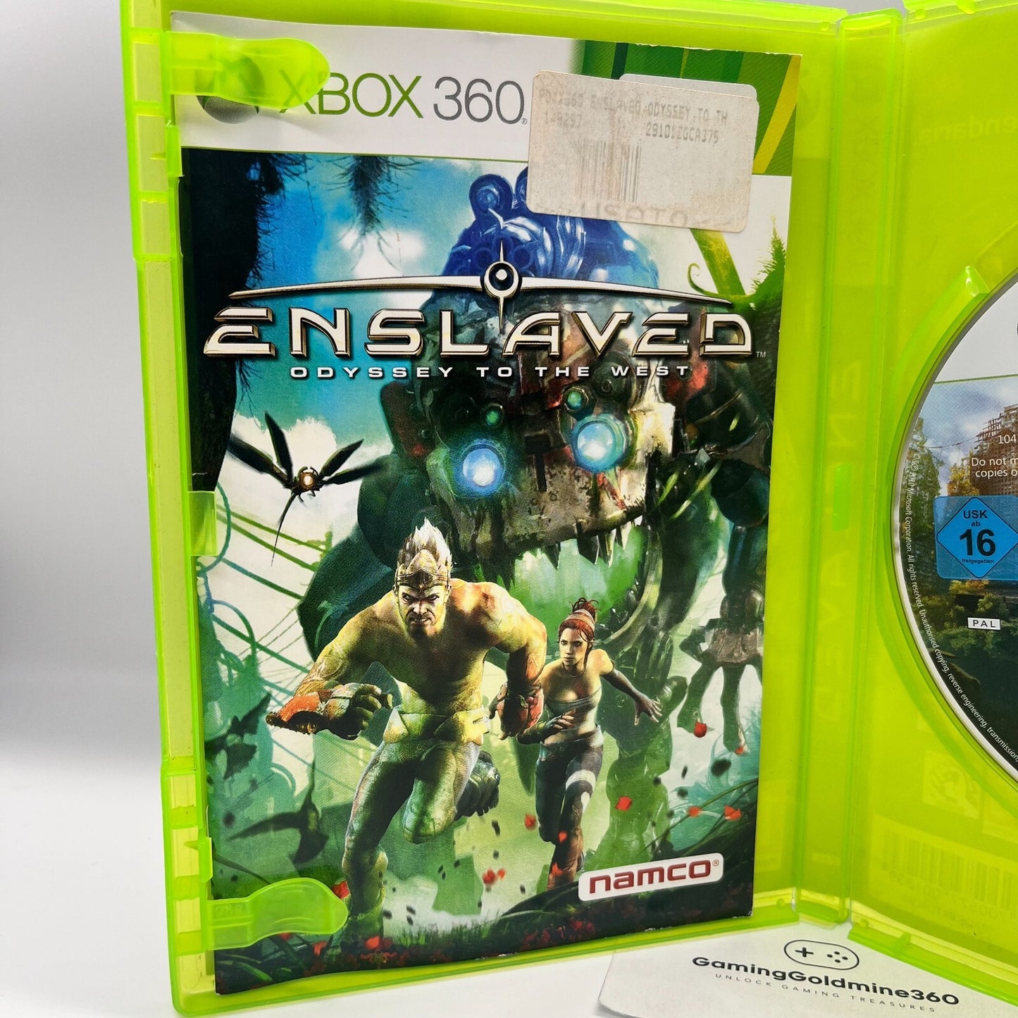 Enslaved Xbox 360 Italiano Completo con Manuale PAL Namco Microsoft COME NUOVO