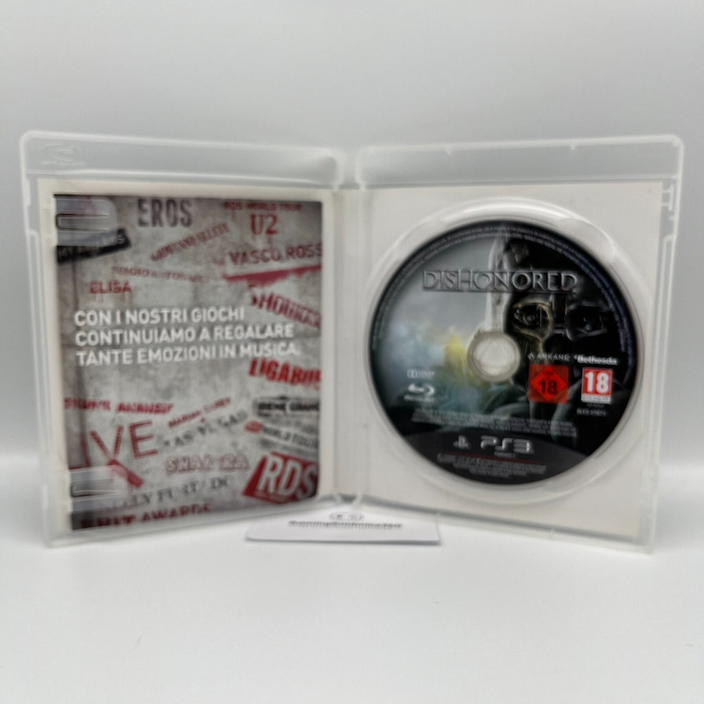 DisHonored PS3 Italiano Completo PAL Bethesda Sony Playstation 3 OTTIME CONDIZIO