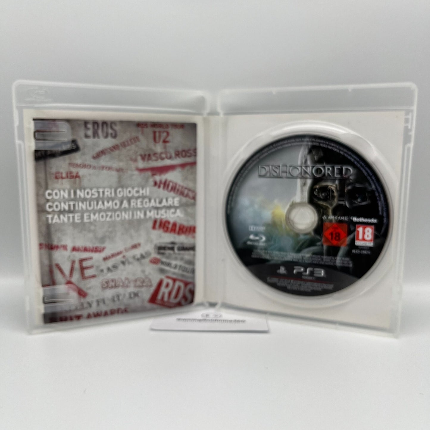 DisHonored PS3 Italiano Completo PAL Bethesda Sony Playstation 3 OTTIME CONDIZIO