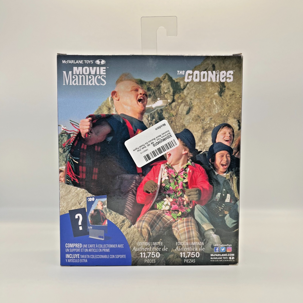 Sloth The Goonies Serie Limitata McFarlane Movie Maniacs Action Figure USA