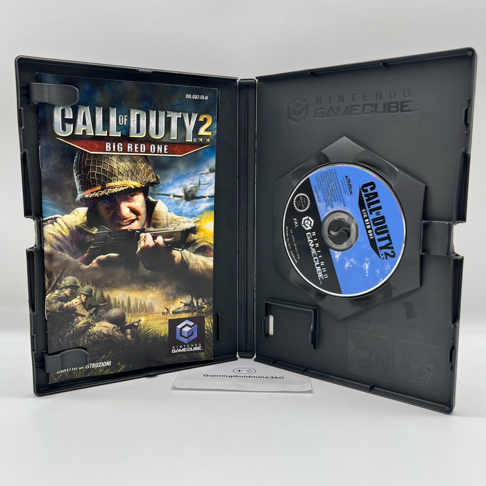 Call of Duty 2 Big Red One Nintendo Game Cube Activision OTTIME CONDIZIONI