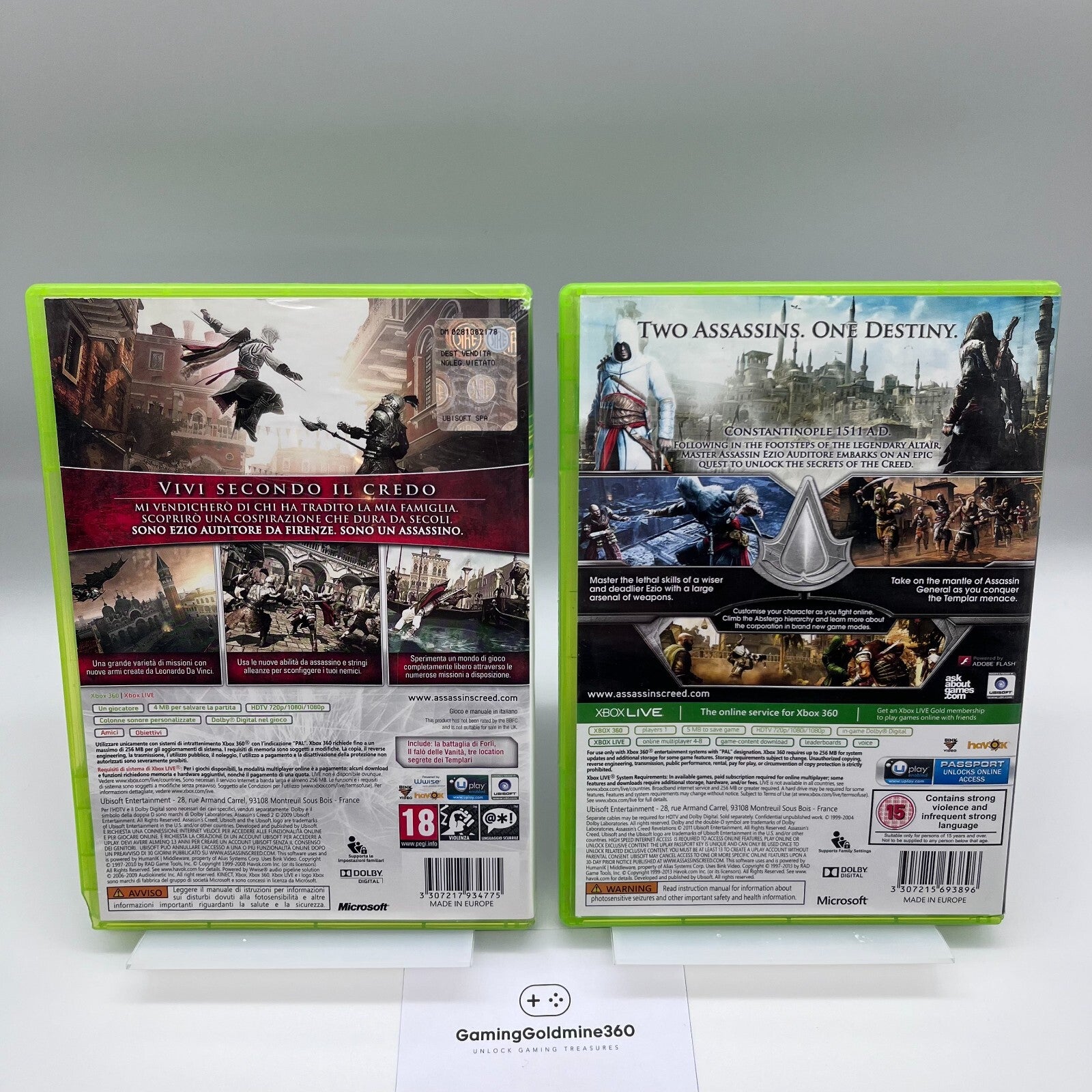 Bundle Assassin's Creed II 2 GOTY + Revelations Xbox 360 · Xbox One Italiano PAL