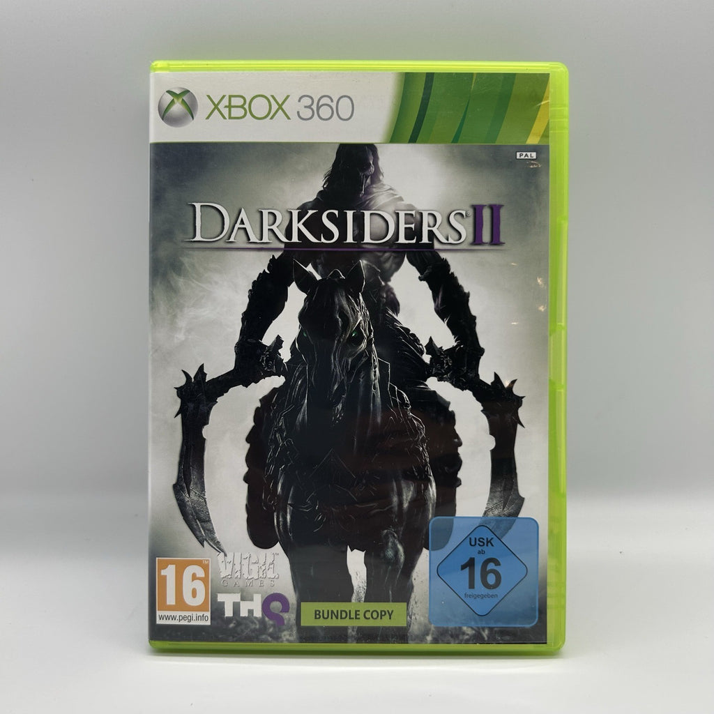 Darksiders 2 II Xbox 360 PAL Bundle Copy THQ Action RPG Morte Cavalieri Testato