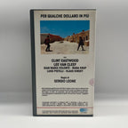 🎬 3x VHS Sergio Leone Western CLINT EASTWOOD Dollaro CVC