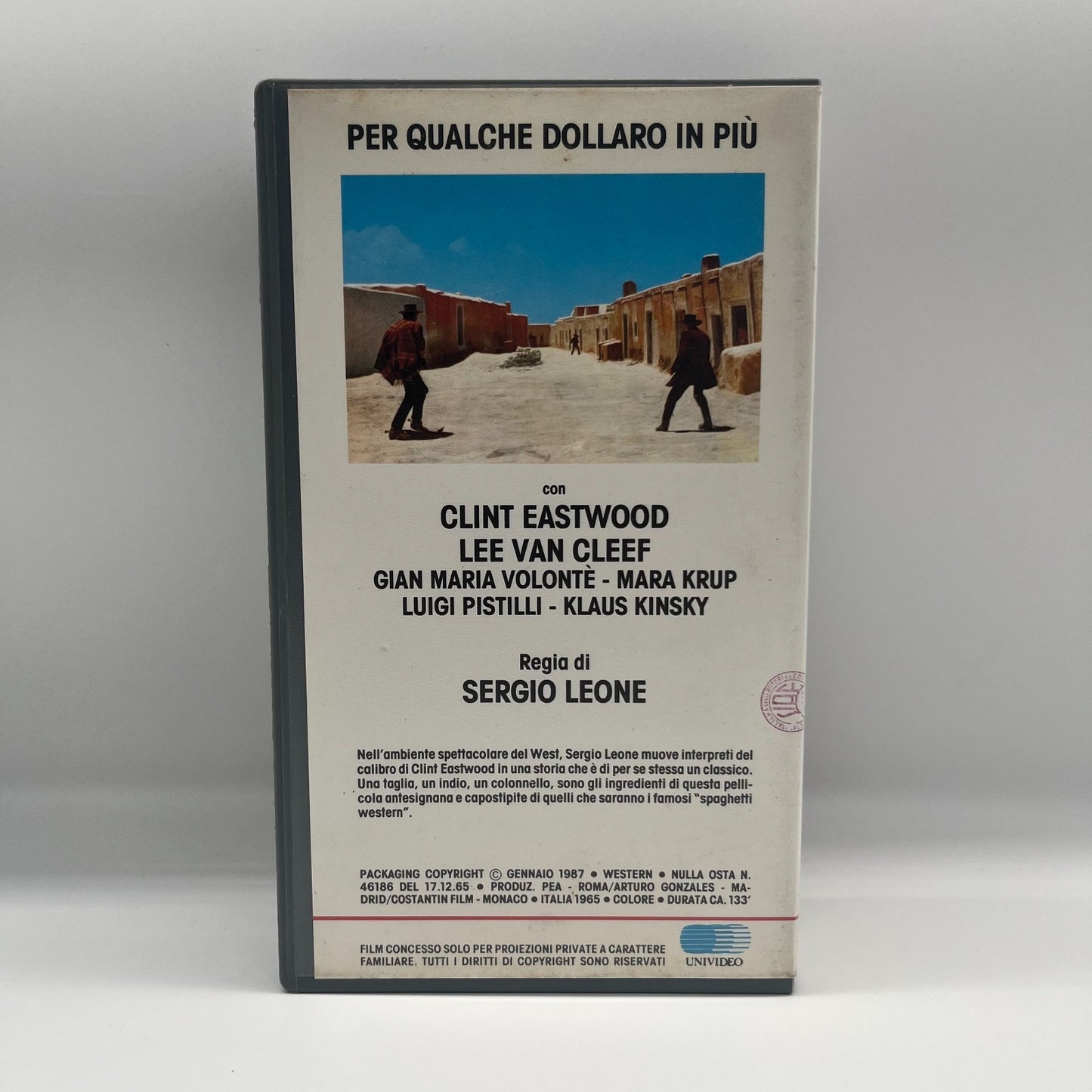 🎬 3x VHS Sergio Leone Western CLINT EASTWOOD Dollaro CVC