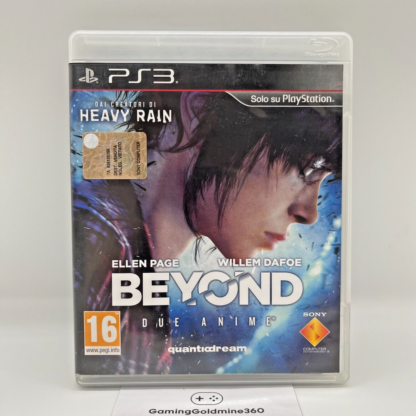 BEYOND Due Anime PS3 Italiano Completo PAL QuanticDreams Sony PlayStation 3