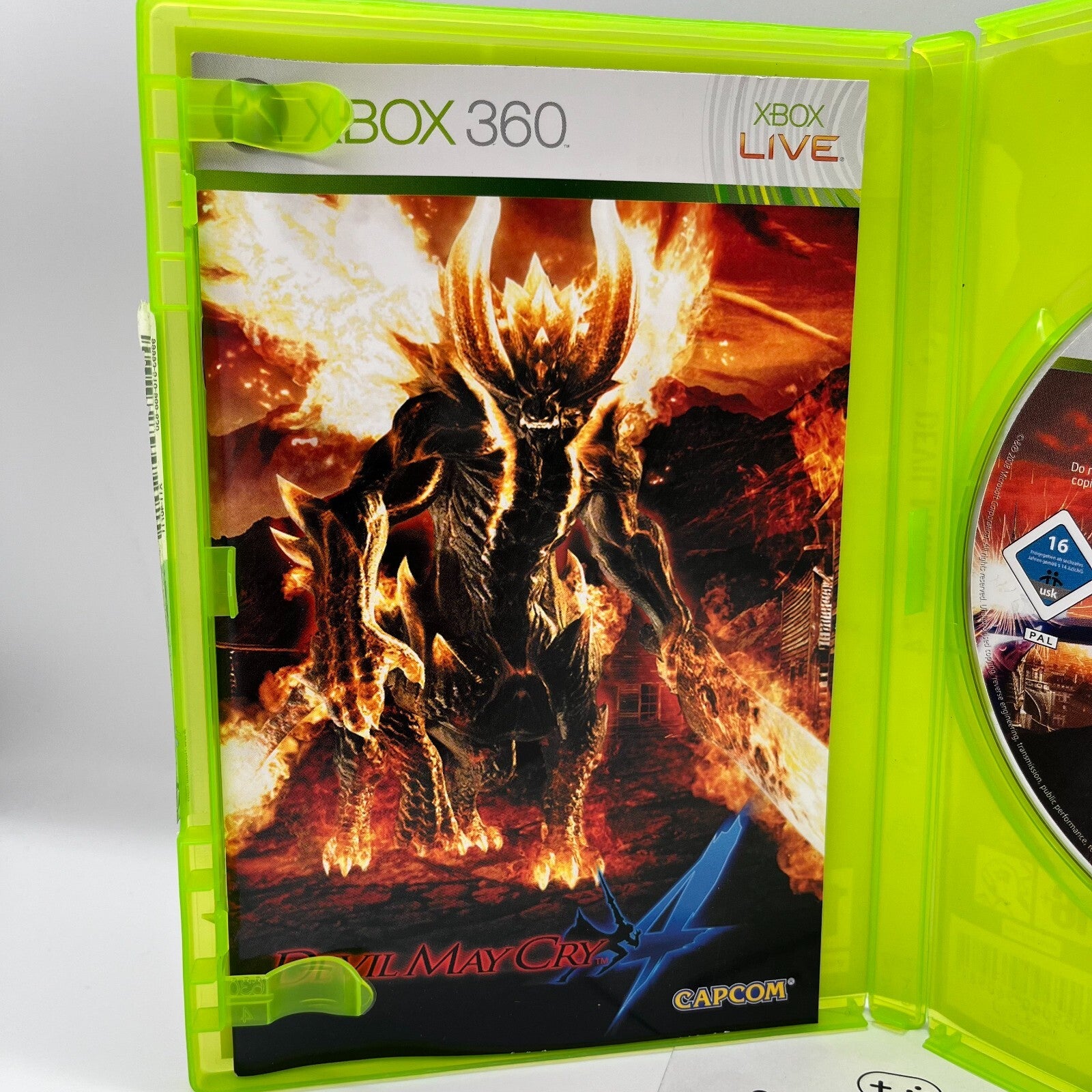 Devil May Cry 4 Xbox 360 Italiano Completo con Manuale PAL Capcom Microsoft