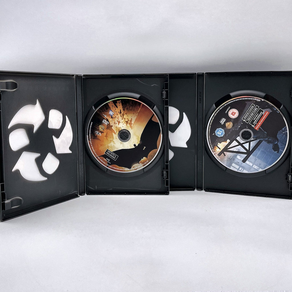 Batman Begins + Il Cavaliere Oscuro 2 DVD Nolan Christian Bale Ledger ITA