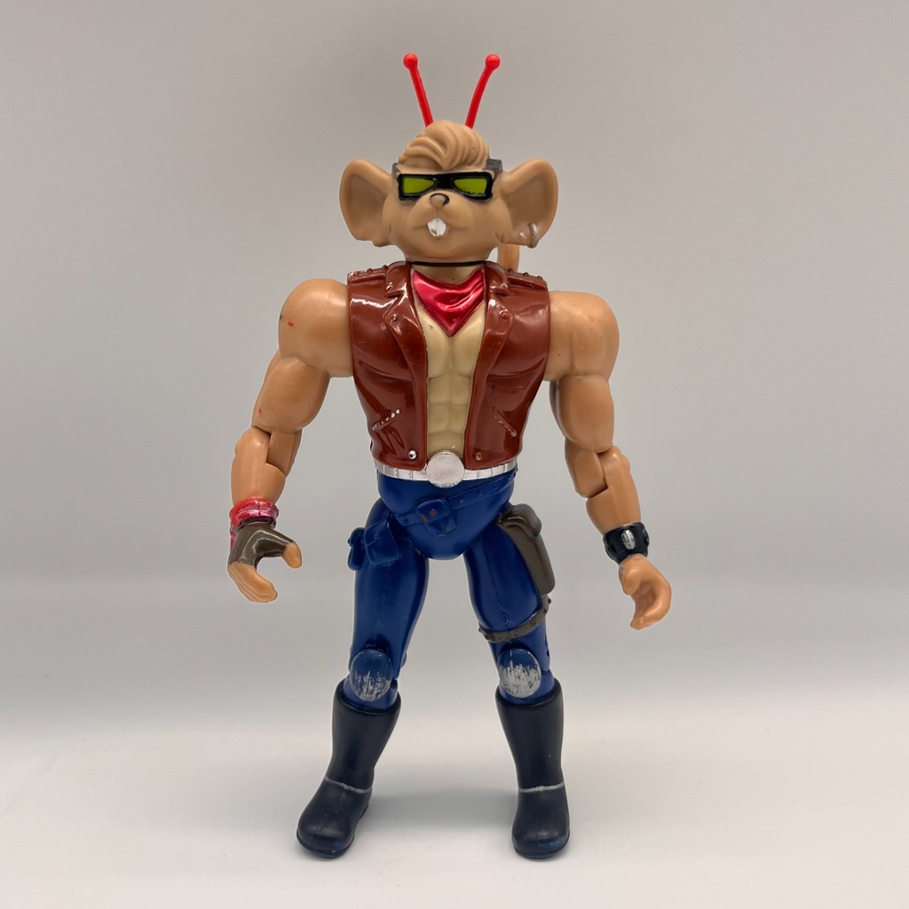 Sterzo Throttle Biker Mice da Marte Action Figure 1993 Galoob GIG Vintage