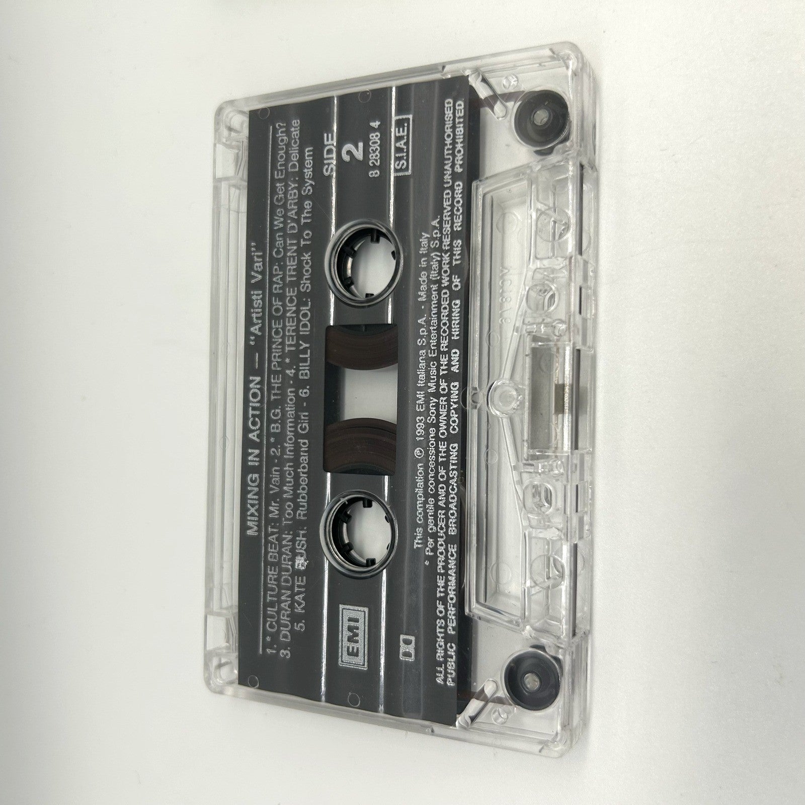 Mixing in Action Musicassetta MC EMI Artisti Vari Dance Pop Anni 90 Testata