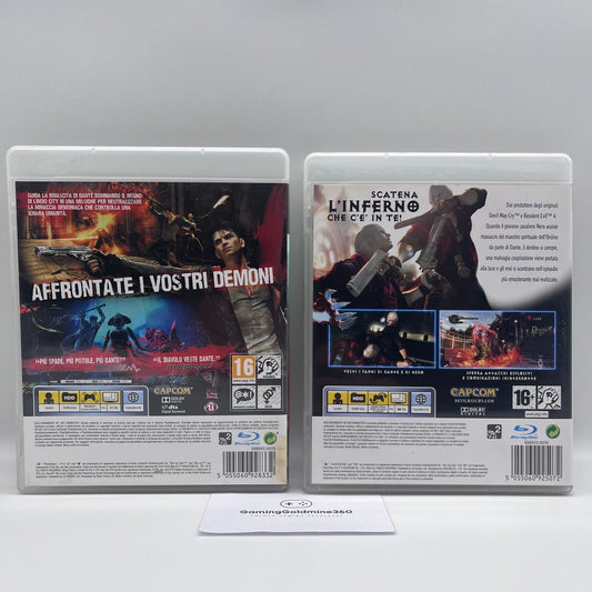 BUNDLE Devil May Cry DMC + 4 PS3 Italiano PAL Completo Capcom Sony PlayStation 3