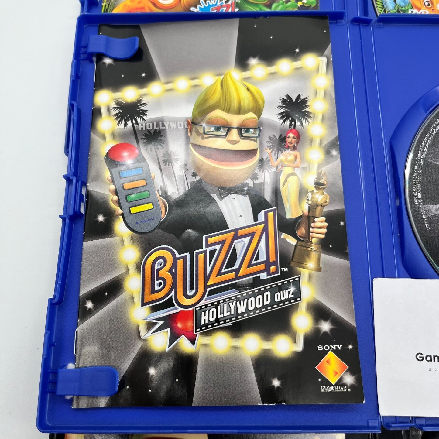 BUZZ! Quiz Sports+Junior Dino Mania+Hollywood+Superquiz PS2 Sony PlayStation 2