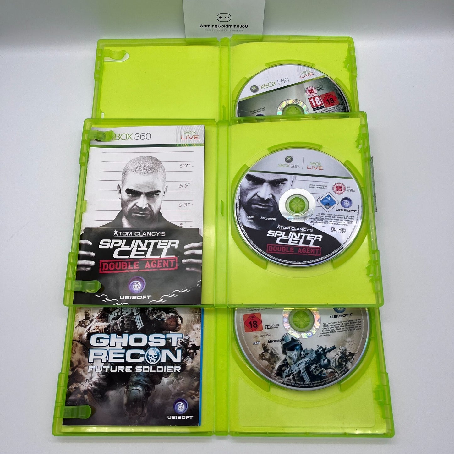 Tom Clancy's: Conviction, Double Agent, Ghost Recon Future Soldier Xbox 360 PAL