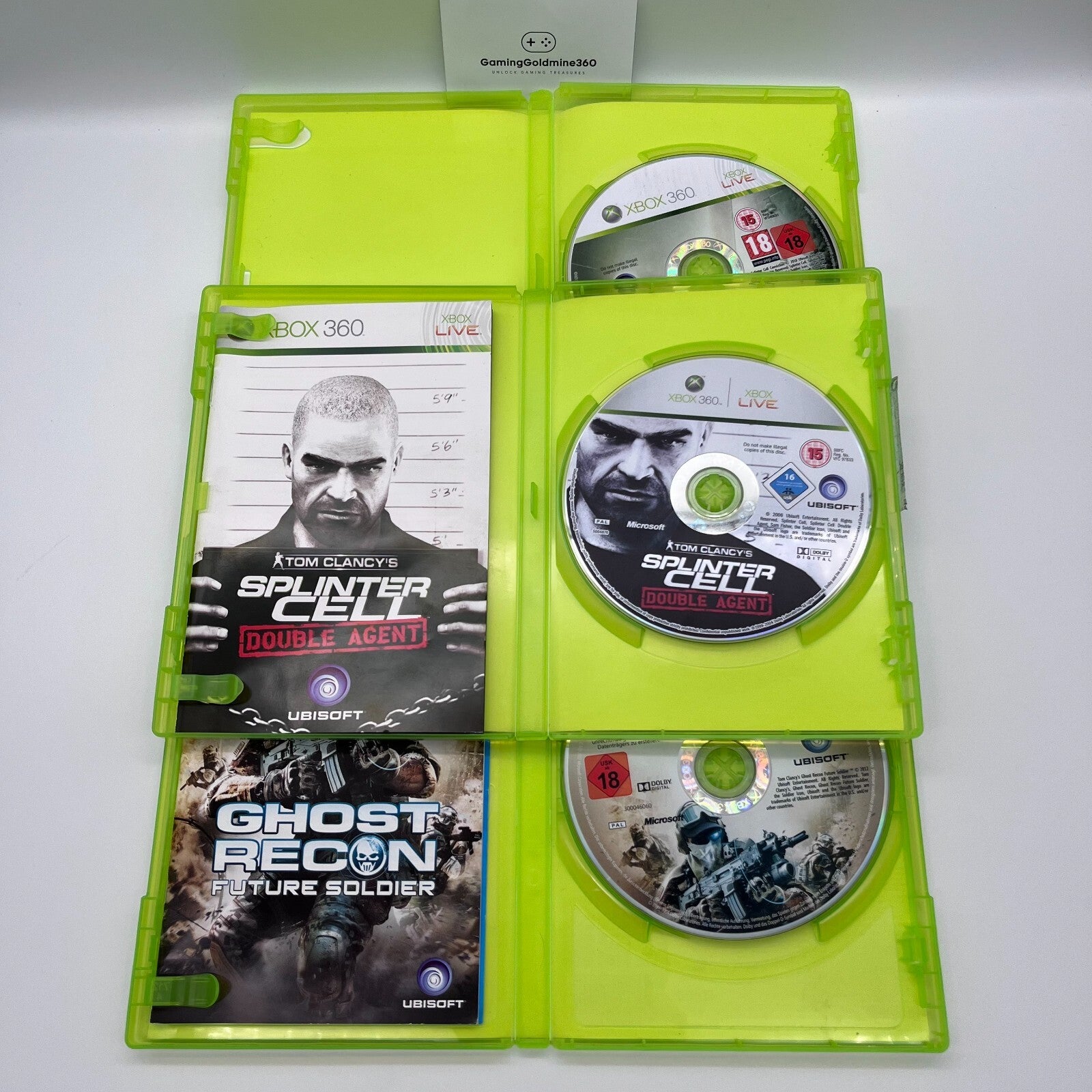 Tom Clancy's: Conviction, Double Agent, Ghost Recon Future Soldier Xbox 360 PAL