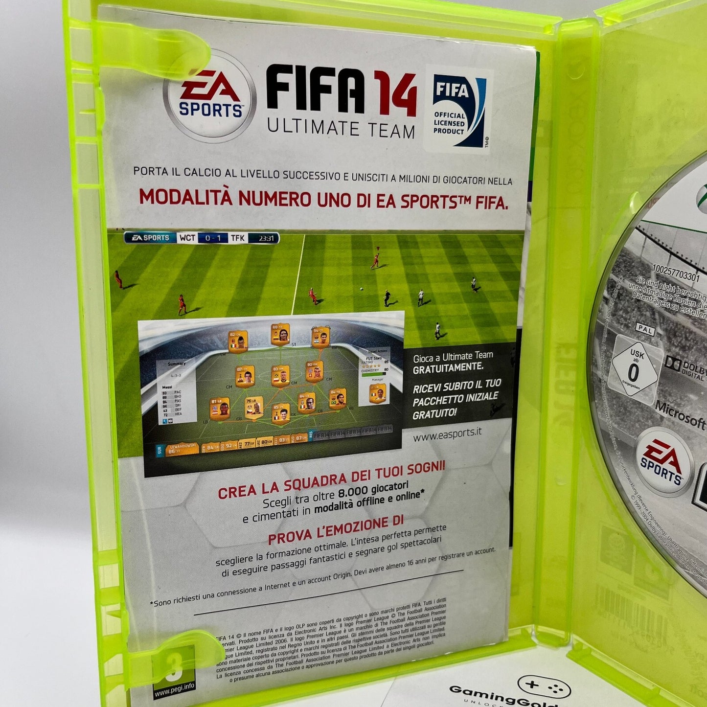 FIFA 14 + 15 Xbox 360 Italiano Completi con Manuali PAL EA Sports Microsoft