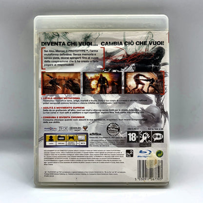 Prototype PS3 PlayStation 3 PAL ITA Platinum Activision Azione Open World