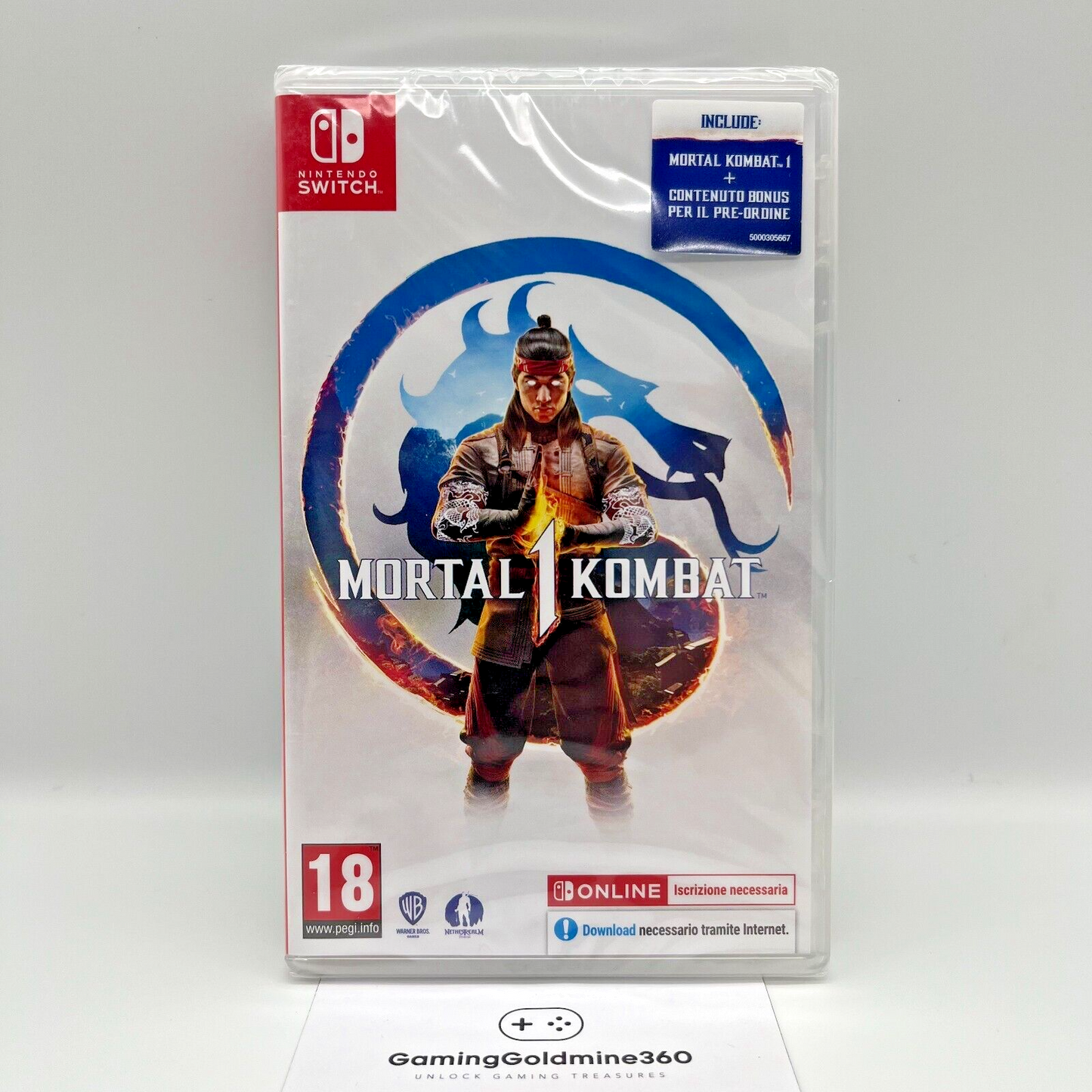 Mortal Kombat 1 Nintendo Switch Italiano NUOVO SIGILLATO WarnerBros.