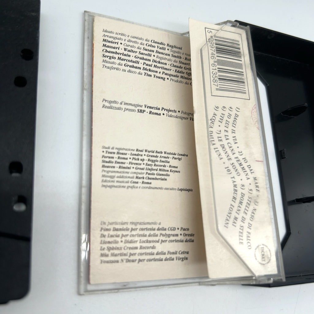 Claudio Baglioni Lotto 2 Musicassette MC Oltre CBS 1990 e RCA Anni 70 Testate