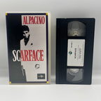 Scarface VHS 🎬 Al Pacino Film Poliziesco 1983 Cult Movie Universal Hi-Fi Stereo