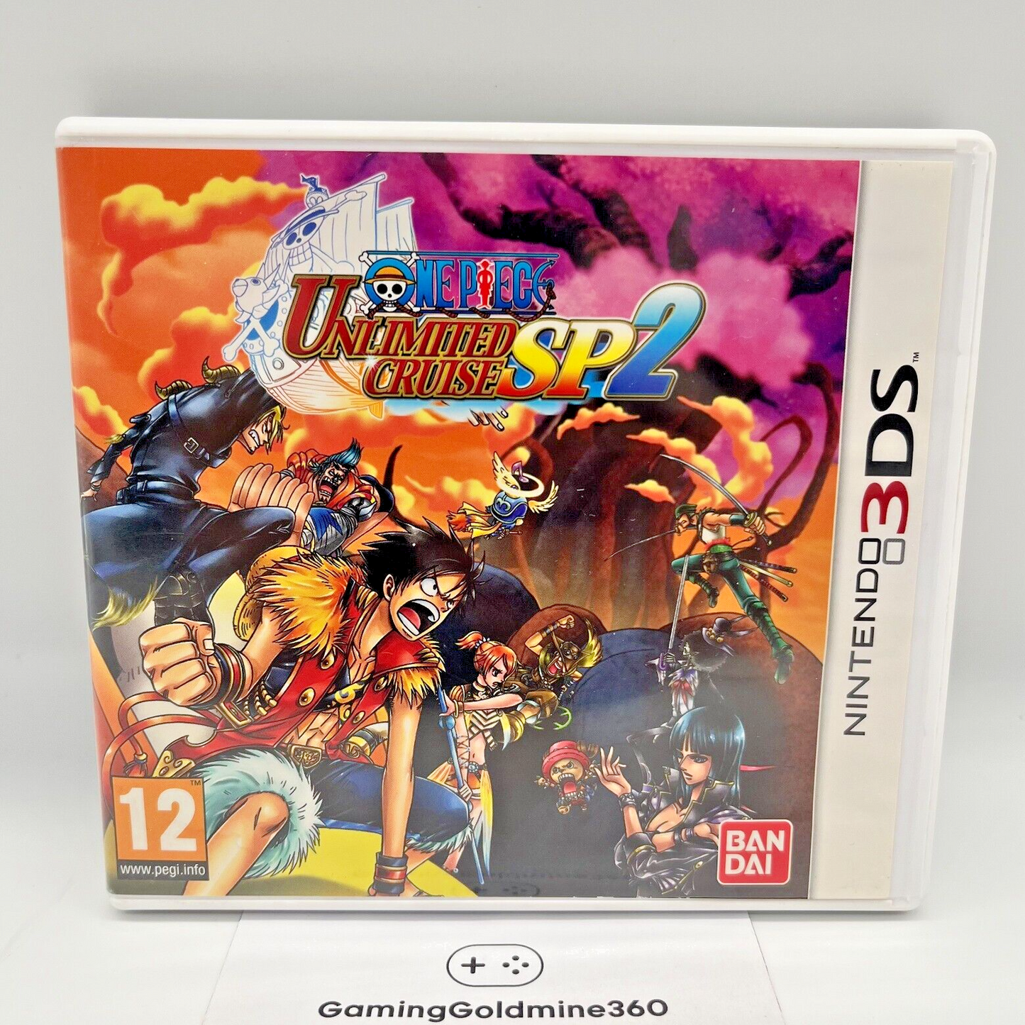 One Piece Unlimited Cruise SP 2 Nintendo 3DS Italiano Completo con Manuale 2DS