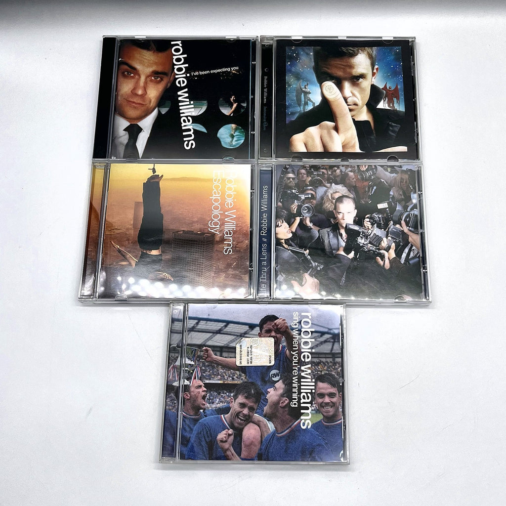 Robbie Williams Lotto 5 CD Escapology Intensive Care Sing When You're Winning