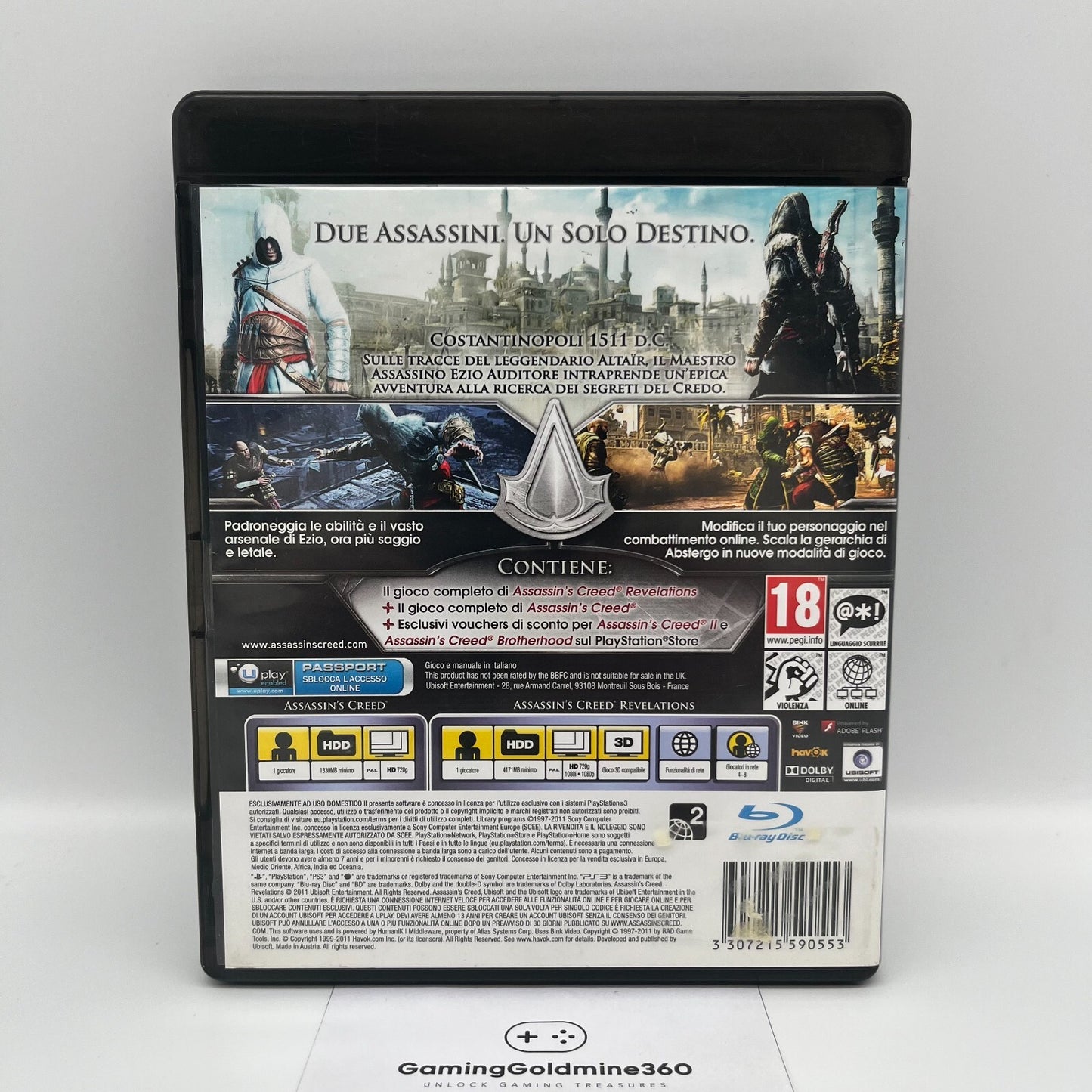 Assassin's Creed PS3 Bundle (5 GIOCHI) Completi PAL Ubisoft Sony PlayStation 3