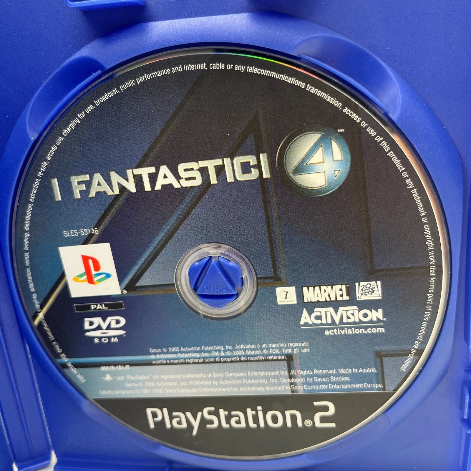 I Fantastici 4 PS2 Italiano PAL Gioco Activision Sony PlayStation 2 no manuale