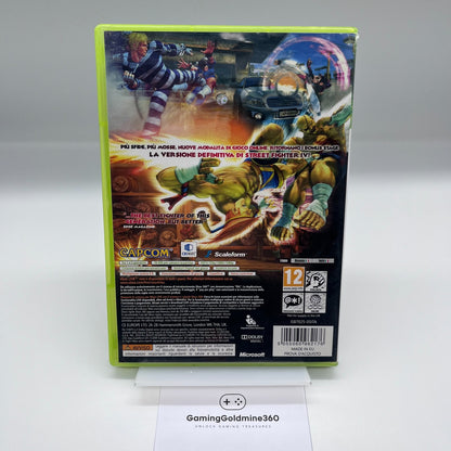 Super Street Fighter IV 4 Xbox 360 PAL Italiano COMPLETO Capcom Microsoft Xbox36