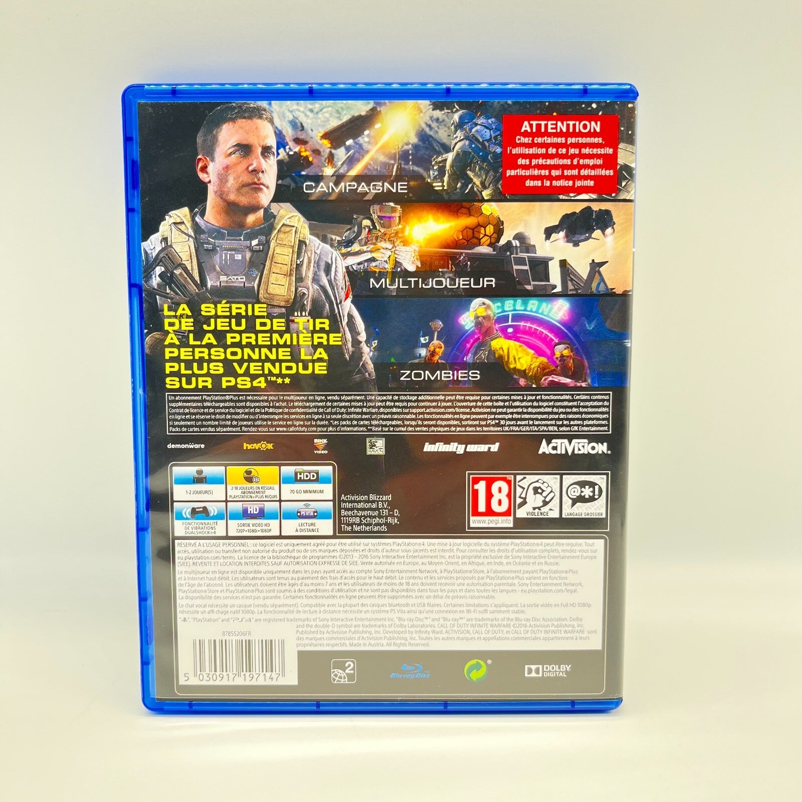 Call of Duty Infinite Warfare PS4 Francese Completo Activision Sony PlayStation4