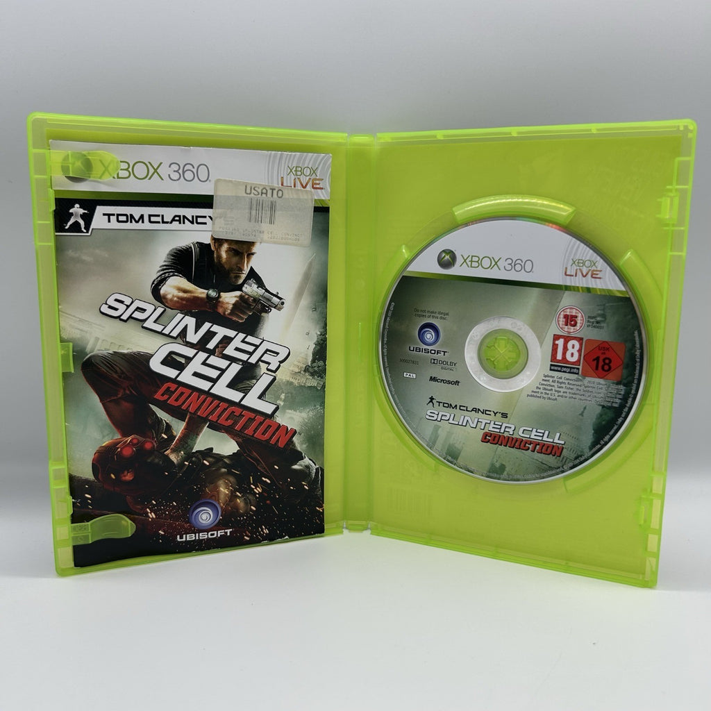 Tom Clancy's Splinter Cell Conviction Xbox 360 PAL ITA Ubisoft Stealth Testato