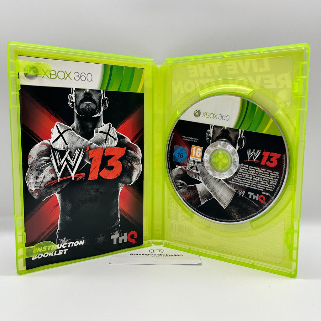 WWE 13 Xbox 360 Italiano Completo con Manuale PAL THQ Microsoft COME NUOVO