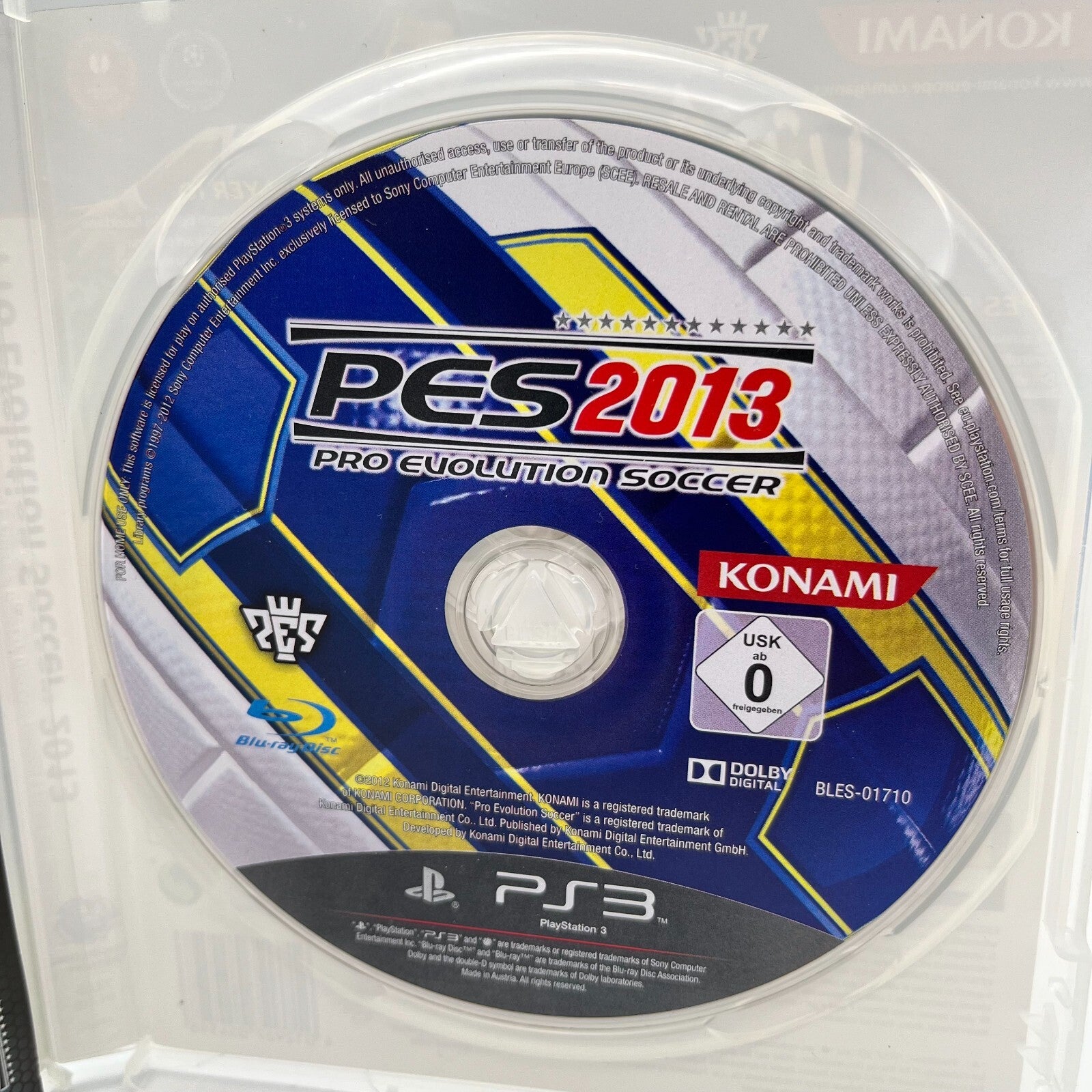 PES 2012 + 2013 PS3 Completi con Manuali PAL Pro Evolution Soccer PlayStation 3