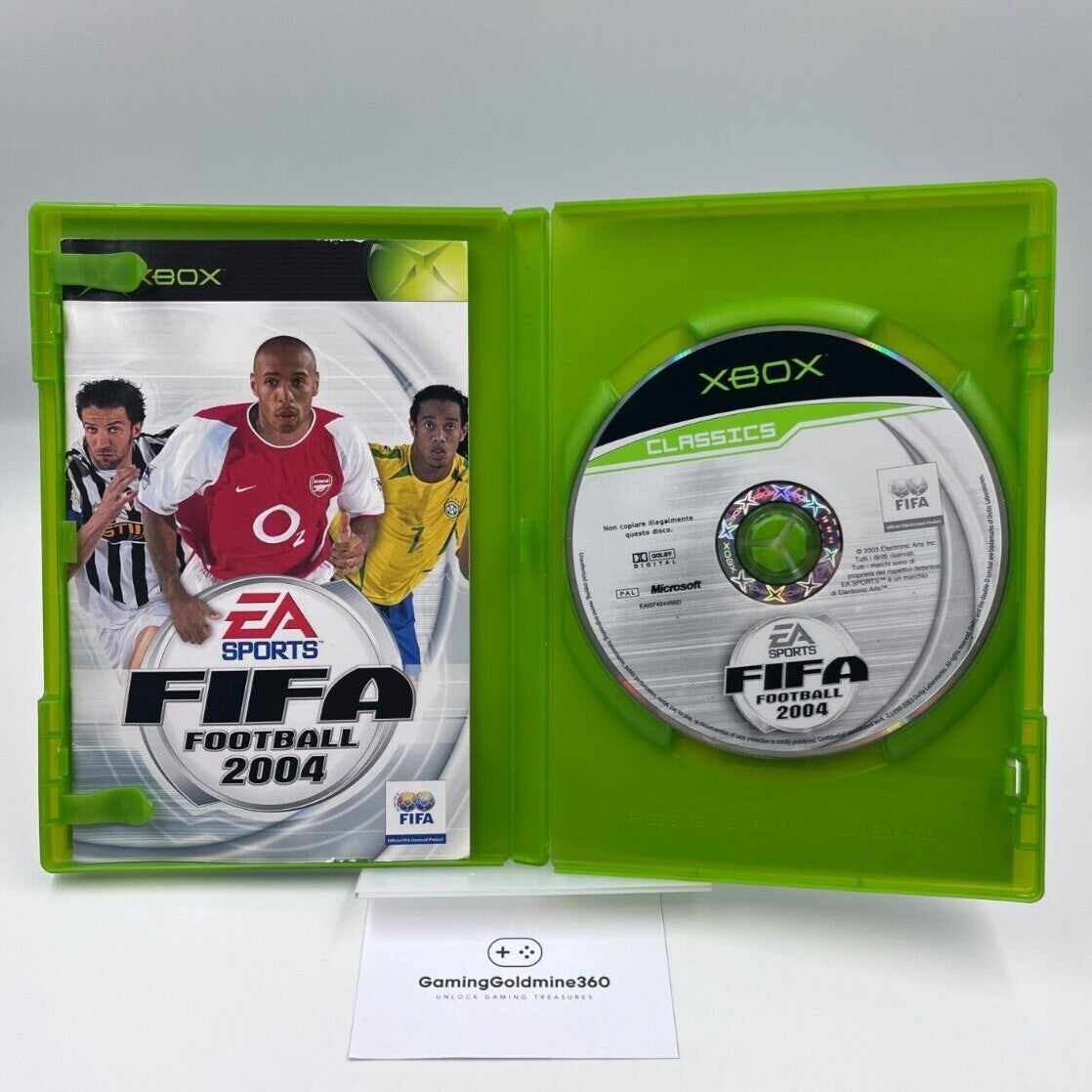 FIFA Football 2004 XBOX Classic Italiano Completo PAL in OTTIME CONDIZIONI