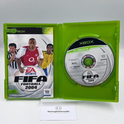 FIFA Football 2004 XBOX Classic Italiano Completo PAL in OTTIME CONDIZIONI