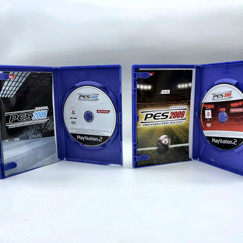 PES 2008 + 2009 Pro Evolution Soccer PS2 PlayStation 2 PAL ITA Konami Lotto