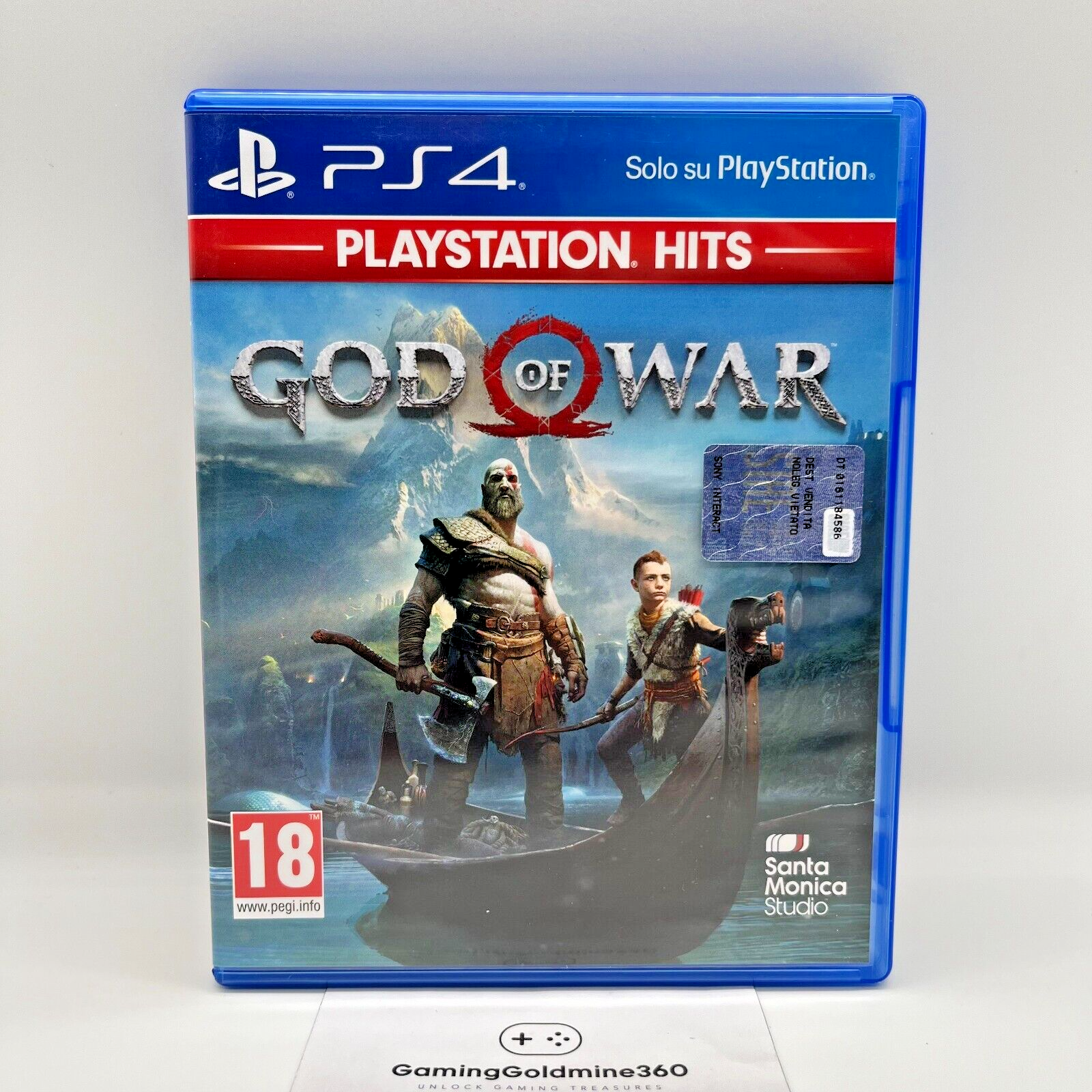 God of War PS4 Italiano Completo con Manuale Sony PlayStation Hits 4 COME NUOVO